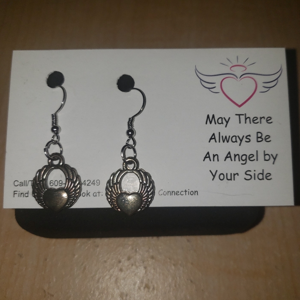 Heart Wing Earrings